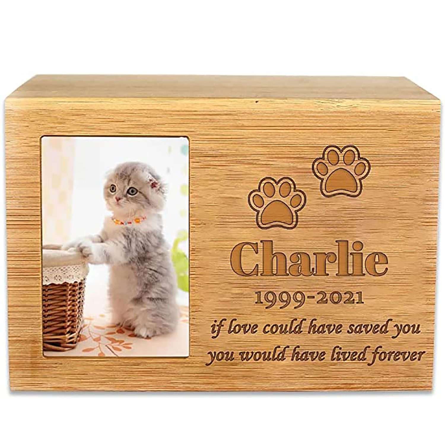 Personalized Cremation Urns for ashes | Premium Wooden Box for pet ashes | Wood Urn Box manufacturer & supplier