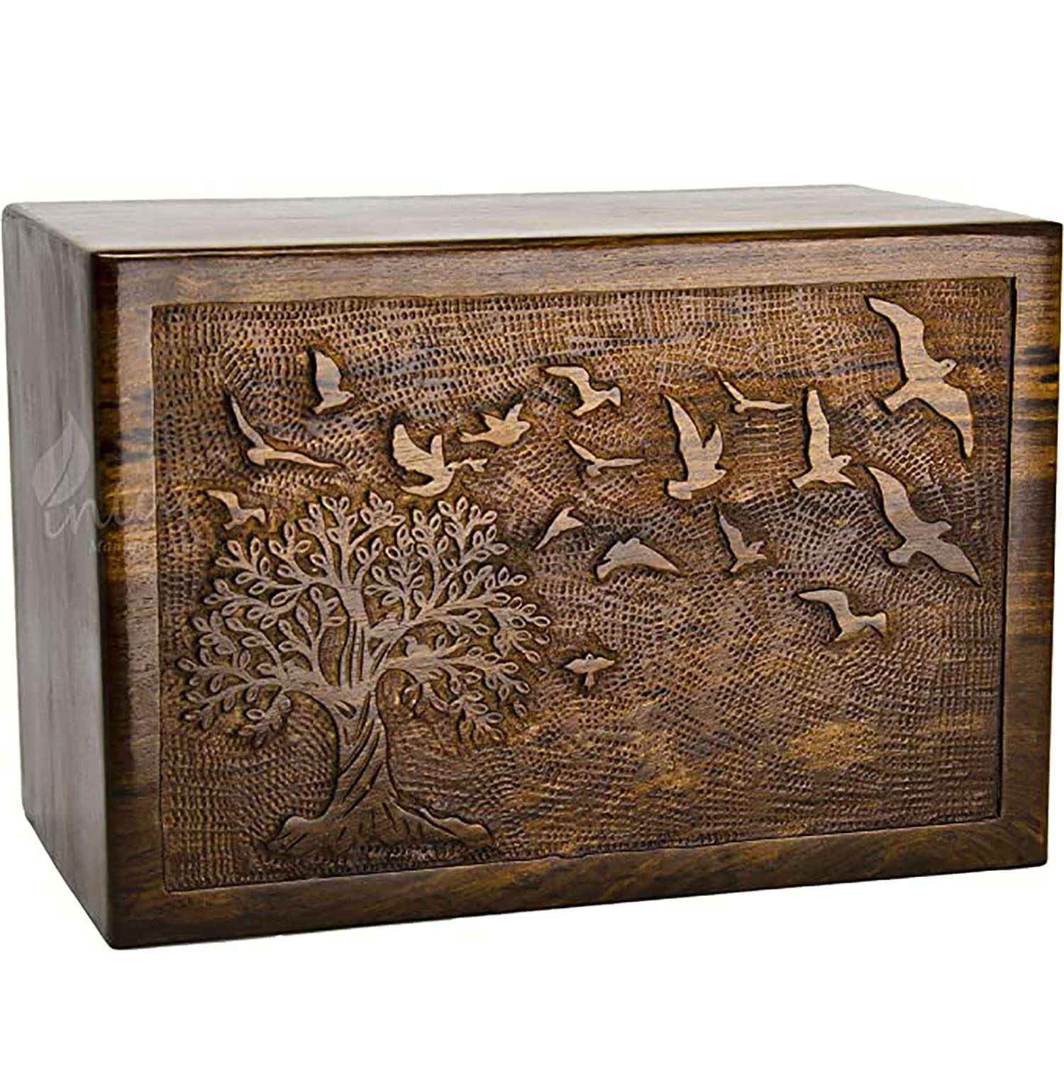 Handcrafted Rosewood Cremation Urn Box | Wooden Urn Box manufacture & supplier
