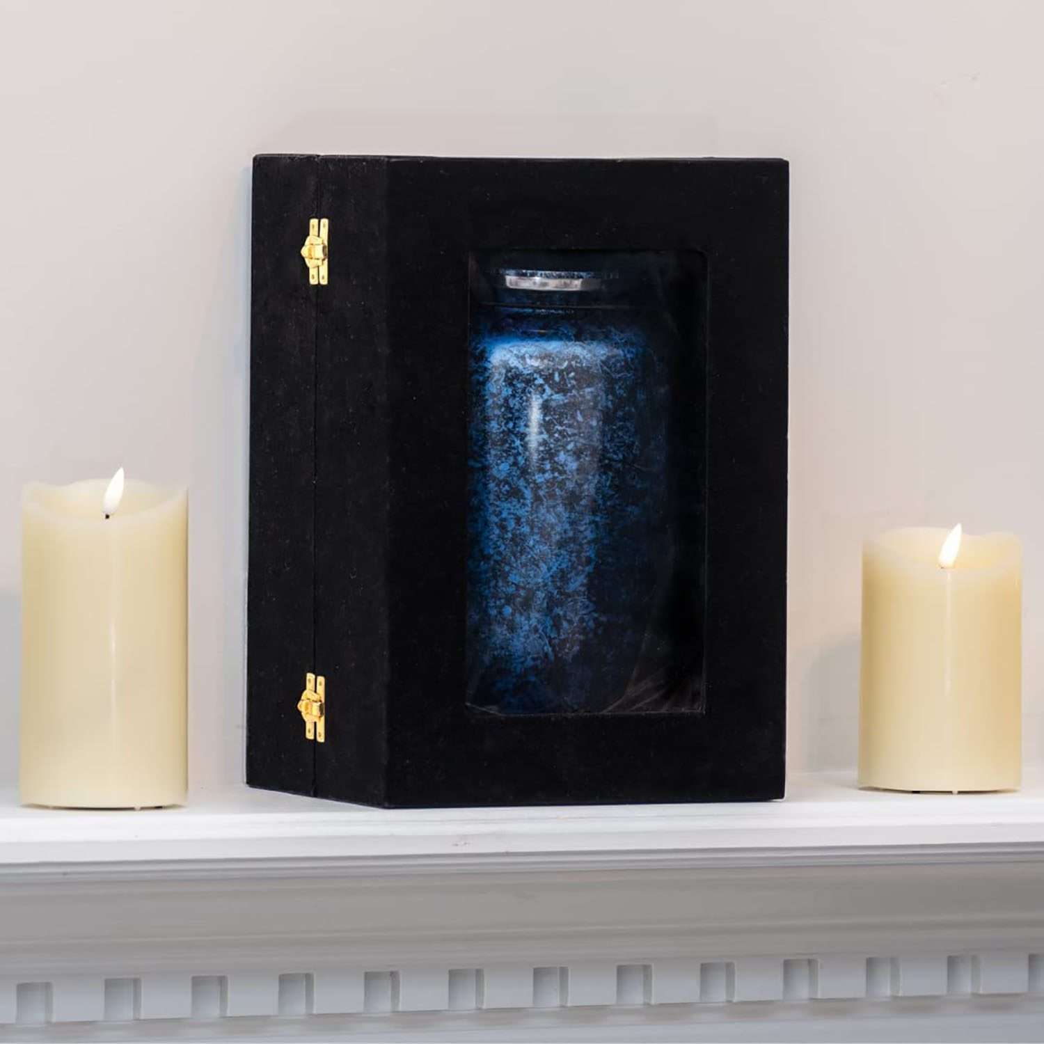 Classic Memorial Urn’s | Blue Speckled Urn for ashes