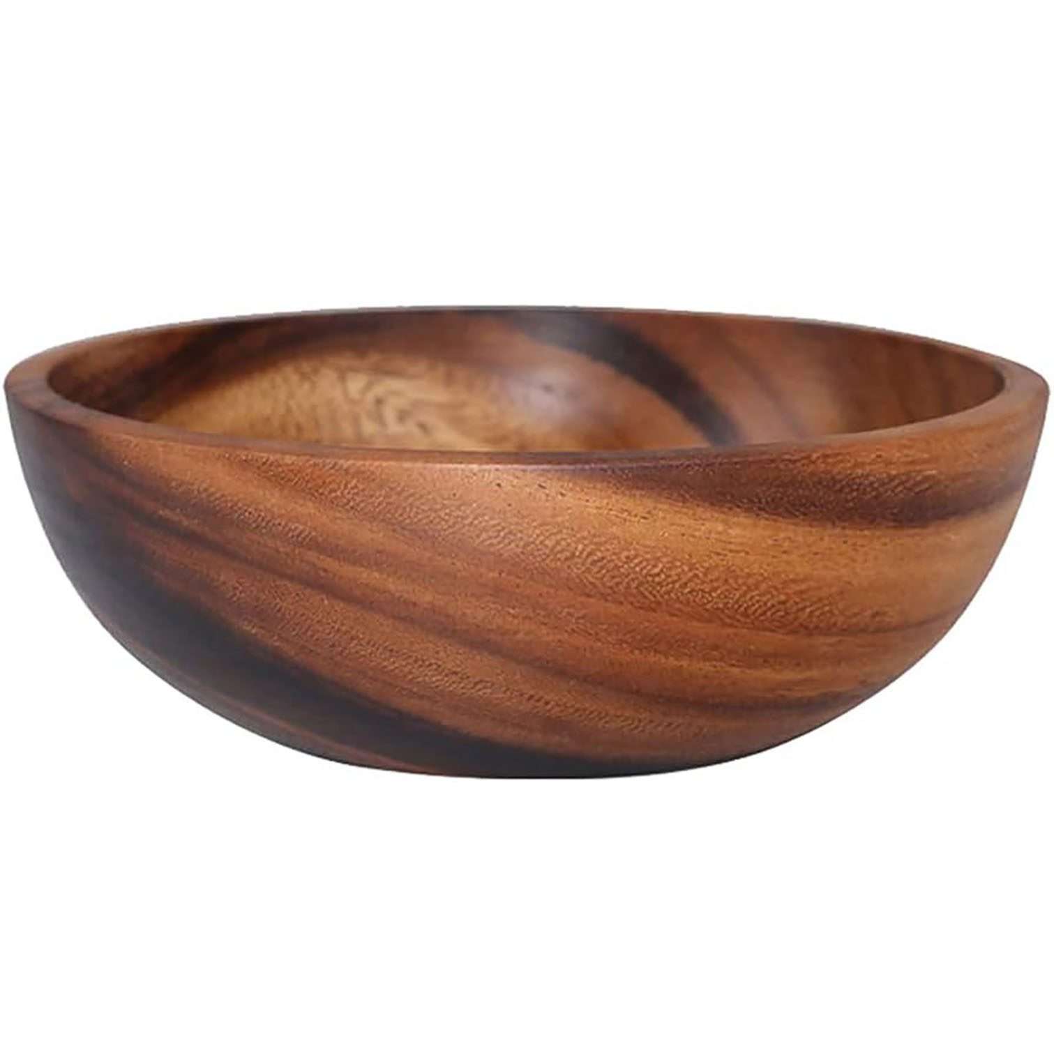 Beautiful Acacia Wood Salad Bowl | Wooden Serving Bowl  for Fruits Salads | Wooden bowl wholesale
