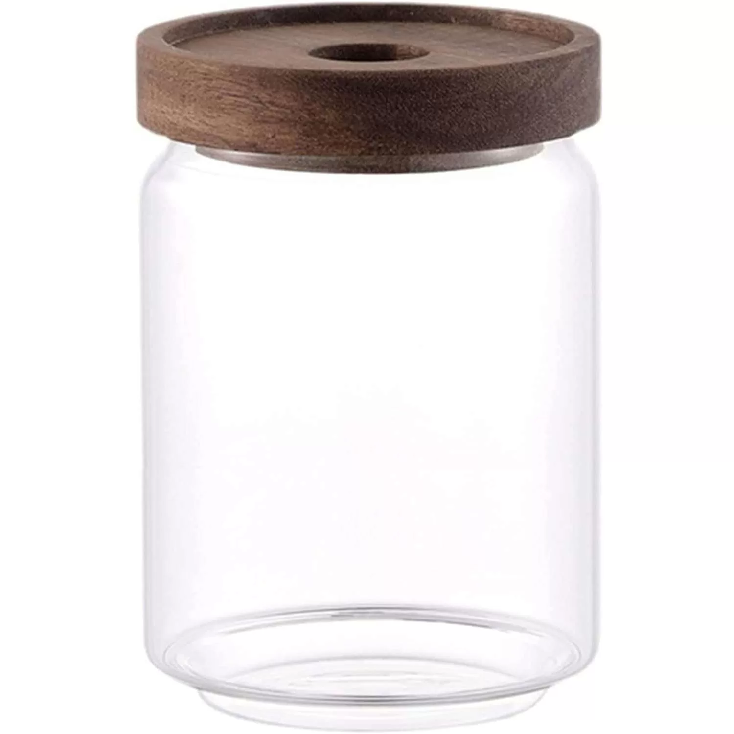 glass jars with wooden lids wholesale
