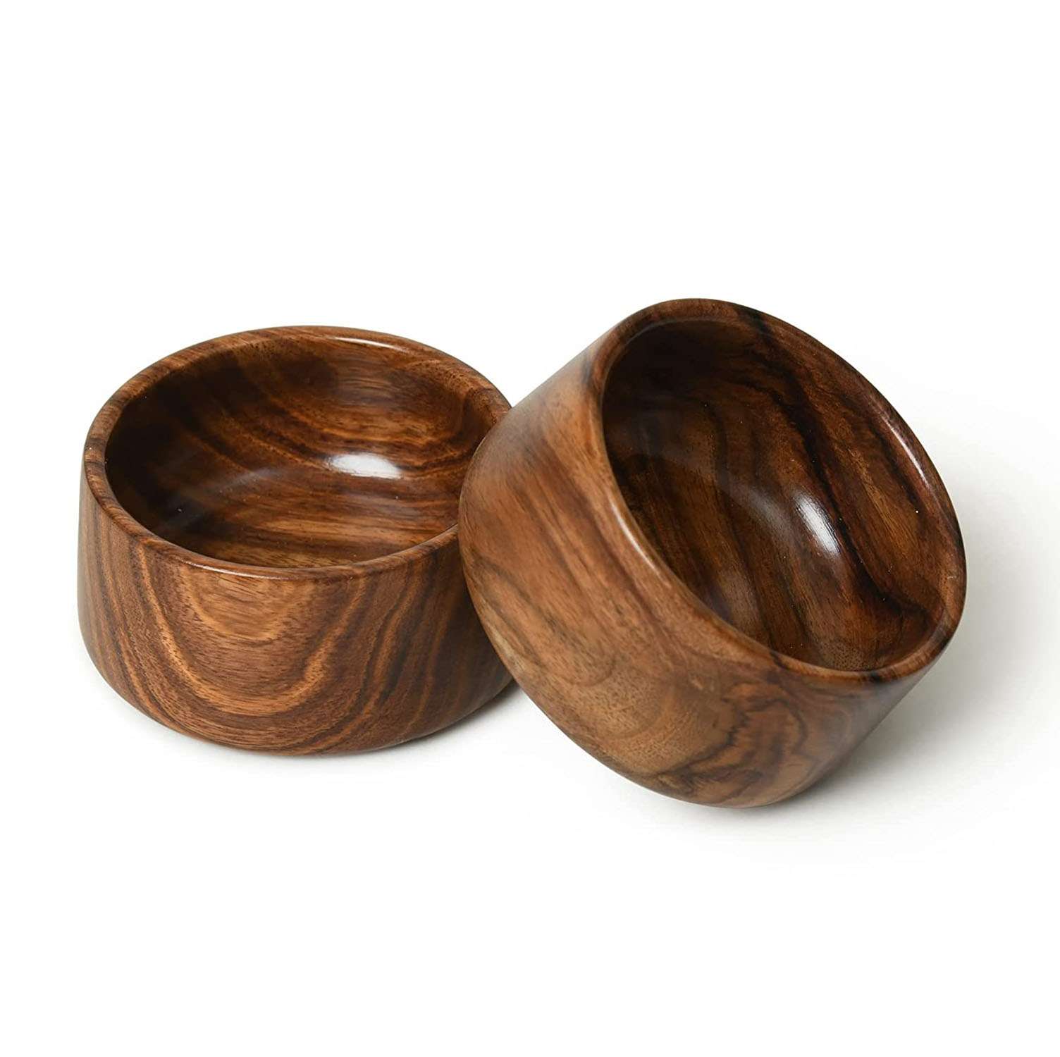 Solid Wood Round Shape Serving Bowls | wholesale wooden bowls