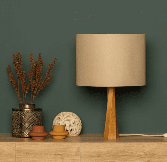Table Lamp DISTORTION | Wood Table Lamp | Bedside Lamp | Scandinavian Base Lamp | Decorative Lamp