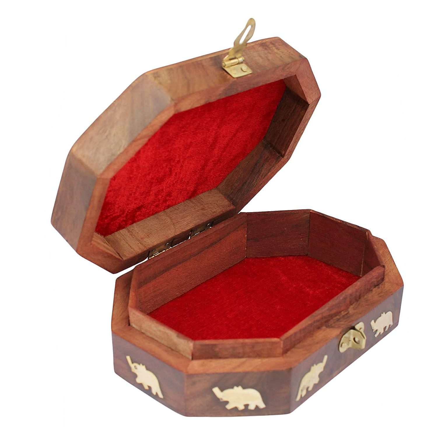 Wooden Jewelry Box Makeup and Organizer | Women Ring Storage | Earring Bracelet Organizer | Multipurpose Usage